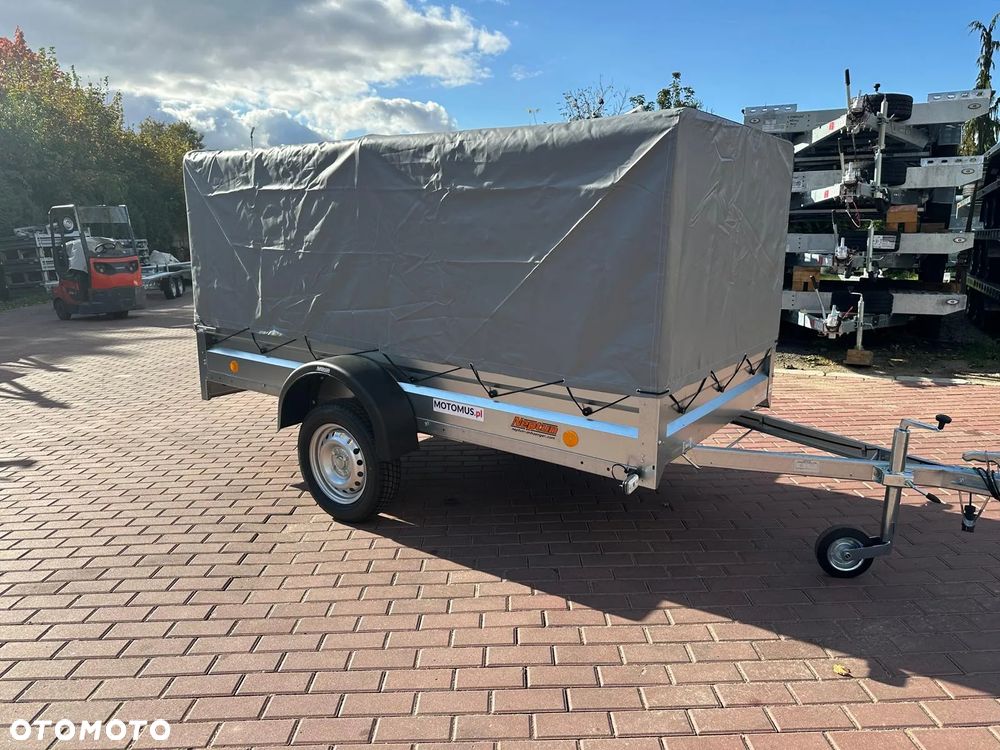 Neptun Przyczepa Neptun N7-263 PTW + stelaż i plandeka H80 cm 1 osiowa DMC 750kg HIT CENOWY - 4