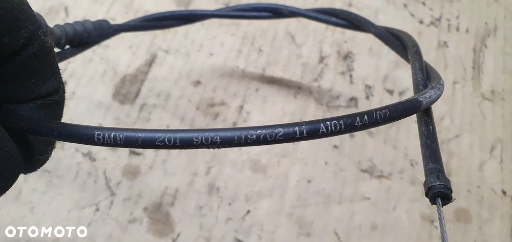 Linka otwierania maski cięgno BMW X1 E84 7201904 9150274 - 6