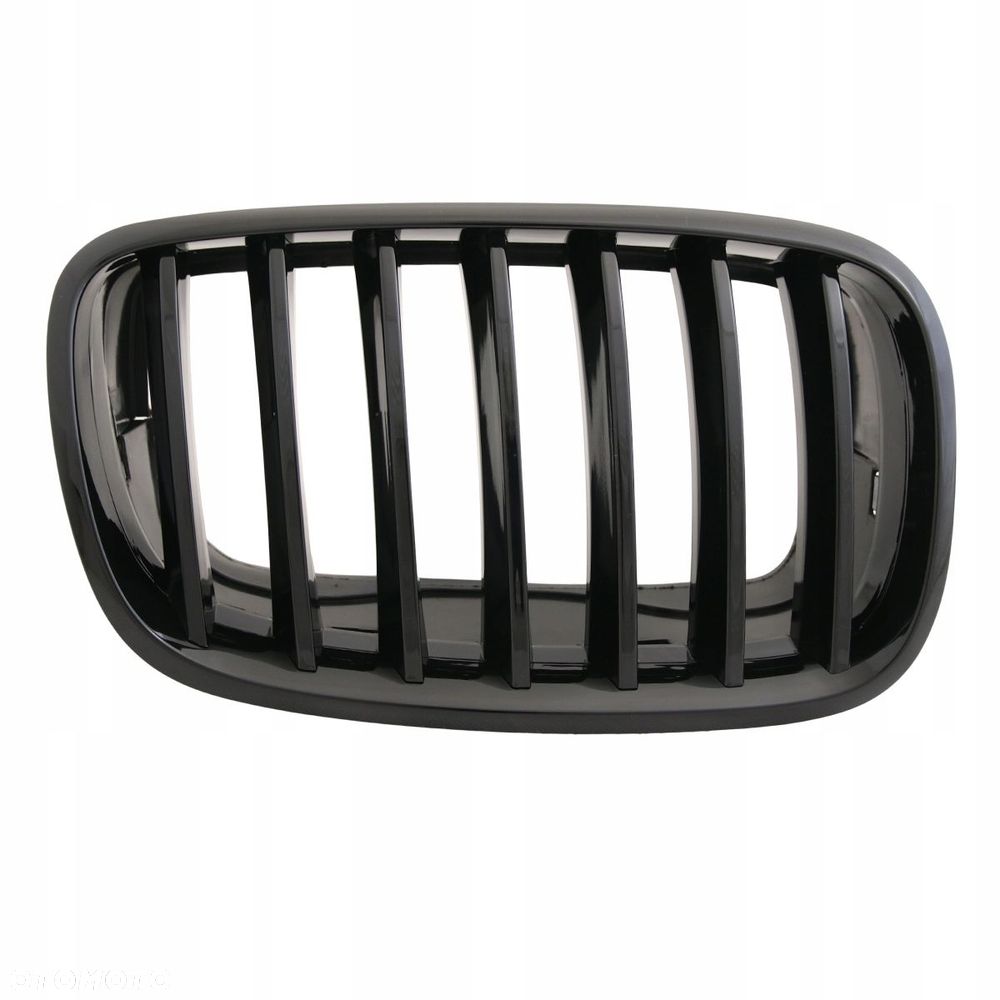 Atrapa Grill Nerki Kratki Tuning Black Glossy M-look kpl Bmw X5 e70 X6 e71 - 2
