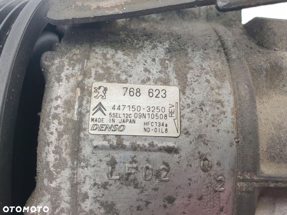 SPRĘŻARKA KLIMATYZACJI Peugeot 308 1.6 THP 768623 447150-3250 - 2