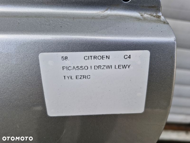 citroen c4 picasso 1 i drzwi lewy tył lewe tylne ezrc - 2