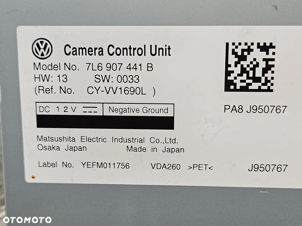 VW TOUAREG 7L 03-09R STEROWNIK MODUL KAMERY COFANIA 7L6907441B - 5