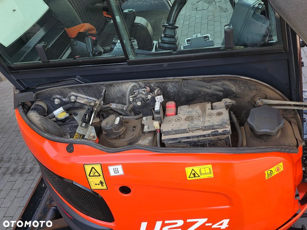 Kubota U 27 - 4 mini koparka Kubota sprowadzona 5 łyżek szybkozłącze piękna w oryginale 1 właściciel najdłuższe ramie long - 8