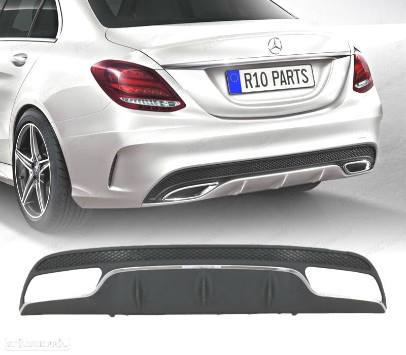 DIFUSOR MERCEDES CLASE C W205 15-18 LOOK AMG - 1