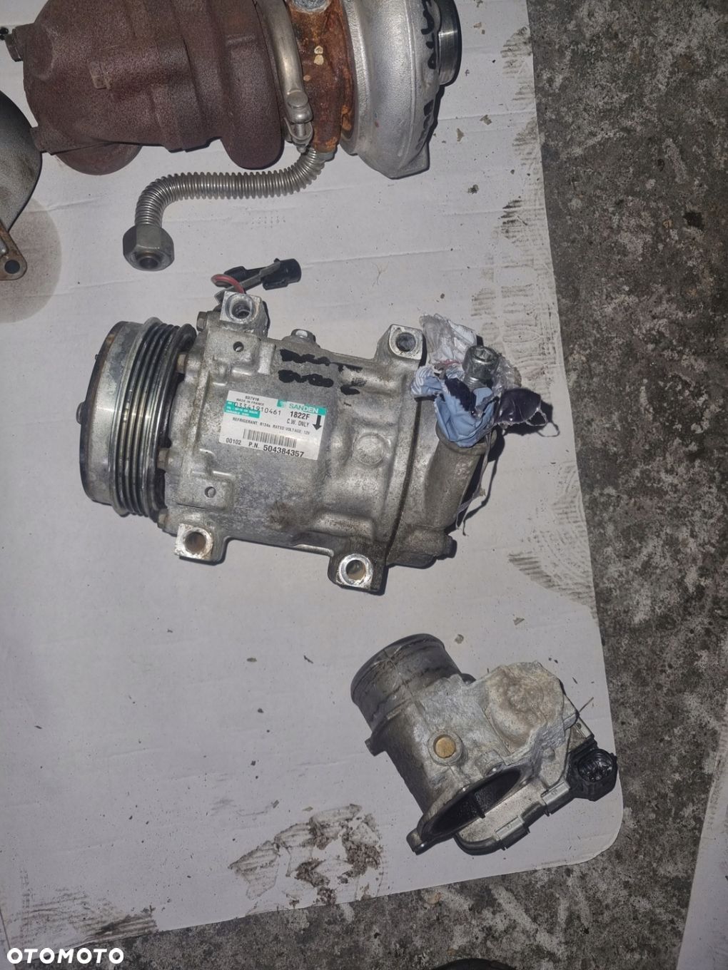 Sprężarka klimatyzacji Fiat Ducato 2.3 JTD 504384357 - 1