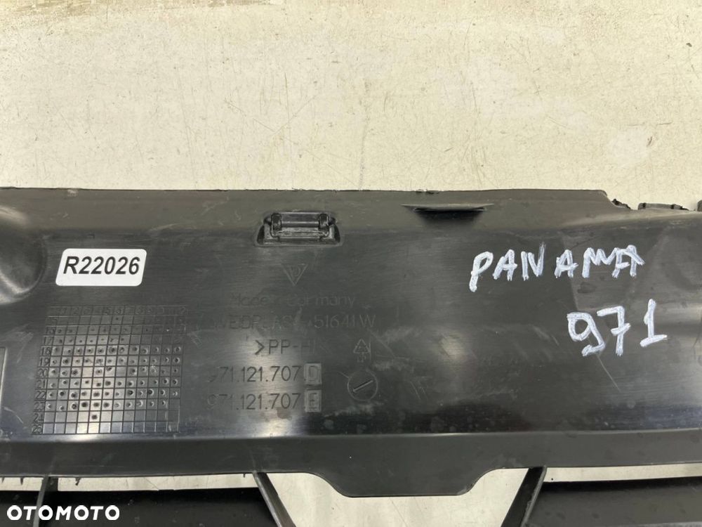 Osłona chłodnicy Porsche Panamera 971 HYBRYDA 16-20r. kierownica powietrza pasa przedniego ramka - 7