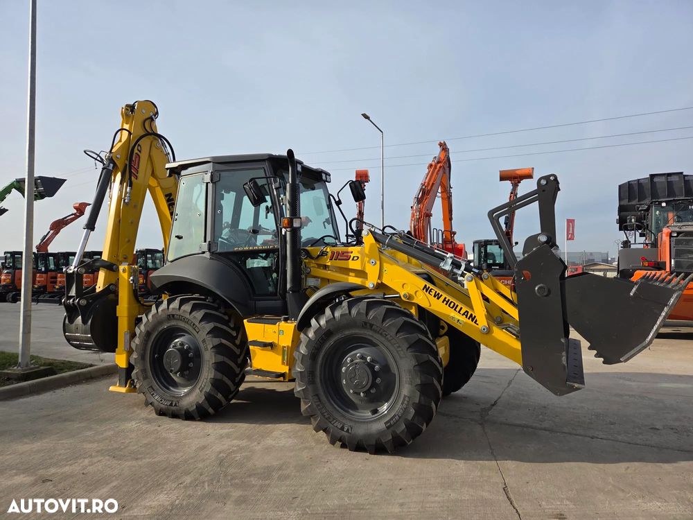 New Holland ROTI EGALE, 89kW-120CP, BRAT extensibil adanc sapare 6m, Powershift, cupa mulfufntionala 4x1 cu FURCI, Anvelope Michelin, Aer conditionat, Cutie automata, Radio, Certificat CE, garantie 1 an, posibilitate leasing 4 ani, PROMOTIE 86.900 EUR+Tva - 4