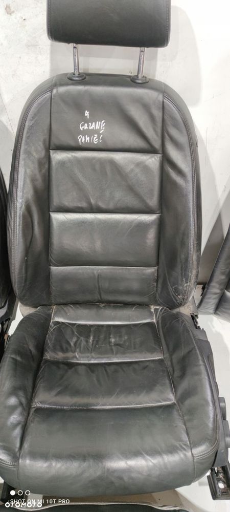 FOTEL FOTELE KOMPLET AUDI A6 C6 SKÓRA FULL *4* - 8