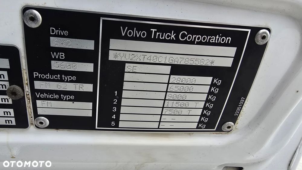 Volvo FM 500 6x2 do zabudowy laweta platforma beczka mleko niski przebieg! super stan - 17