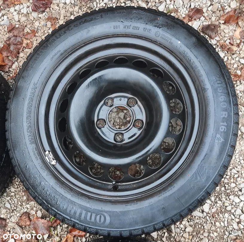 4x koła felgi opony Audi A4 A5 A6 A7 VW Seat Skoda Continental Conti Winter Contact TS830 P 205/60/16 FELGA 5X112 - 4