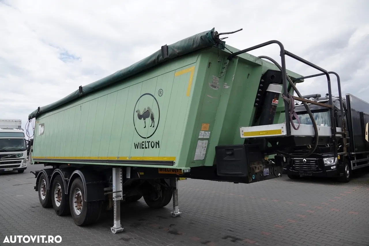 Wielton BASCULATOR 23 M3 / CAMION DIN ALUMINIU / AXĂ RIDICATĂ - 9
