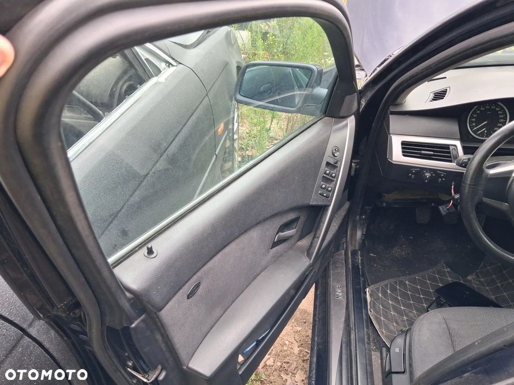 BMW E60 DRZWI LEWE PRZOD PRZEDNIE ORIENTBLAU METALIC 317 - 4
