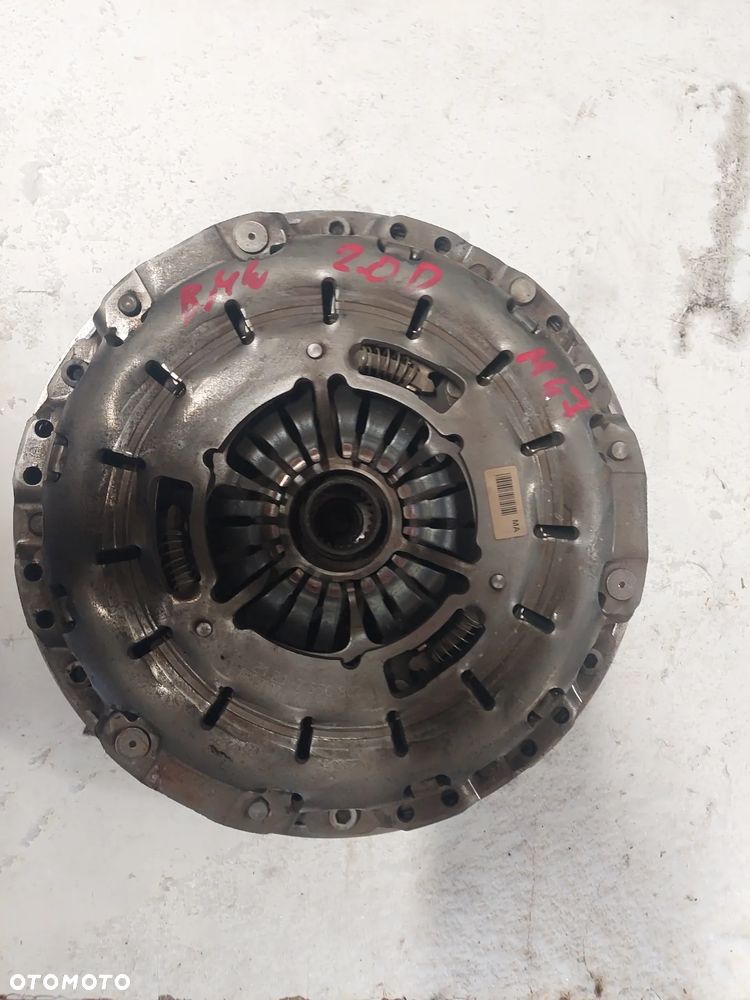 KOŁO DWUMASOWE TARCZA DOCISK SPRZĘGŁO KOMPLET BMW E46 M47 2.0 D 136 KM 21211223712 21211223711 - 1