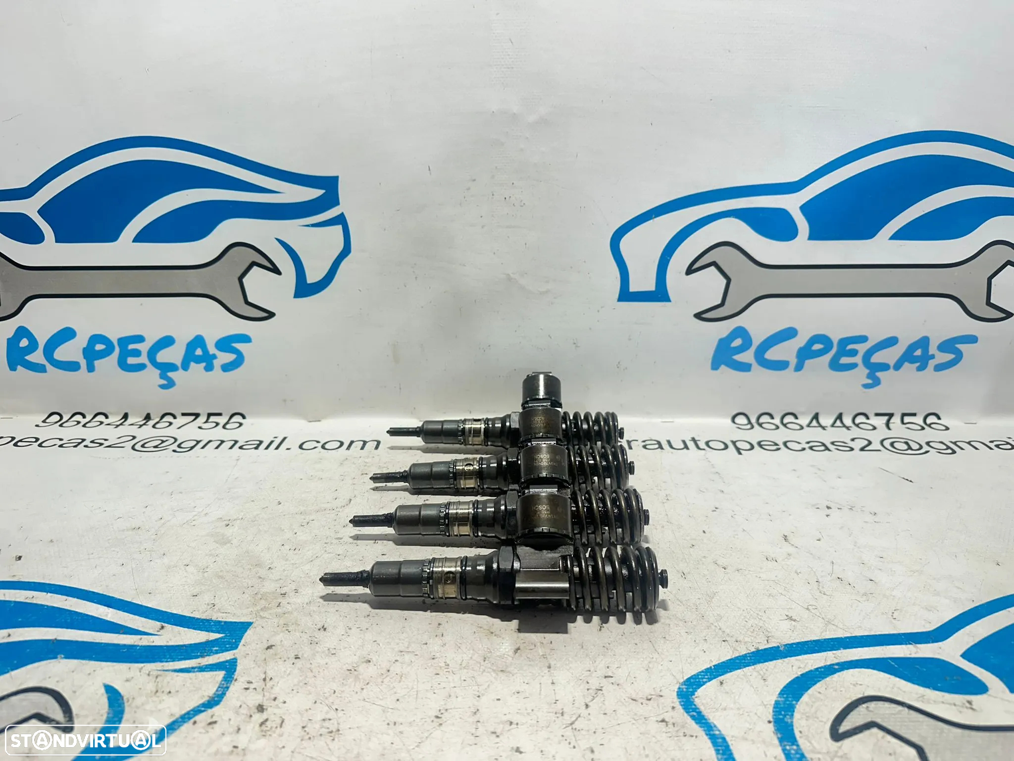 .Conjunto 4 injetores BM PD 2.0 TDi Bosch VW Volkswagen Audi Seat Skoda 0414720404 03G130073G - 4