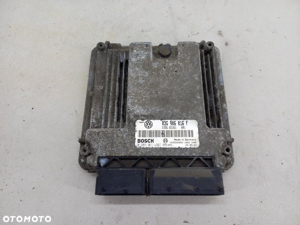 KOMPUTER, STEROWNIK SKODA OCTAVIA II 03G906016F 0281011391 2.0 TDI - 1