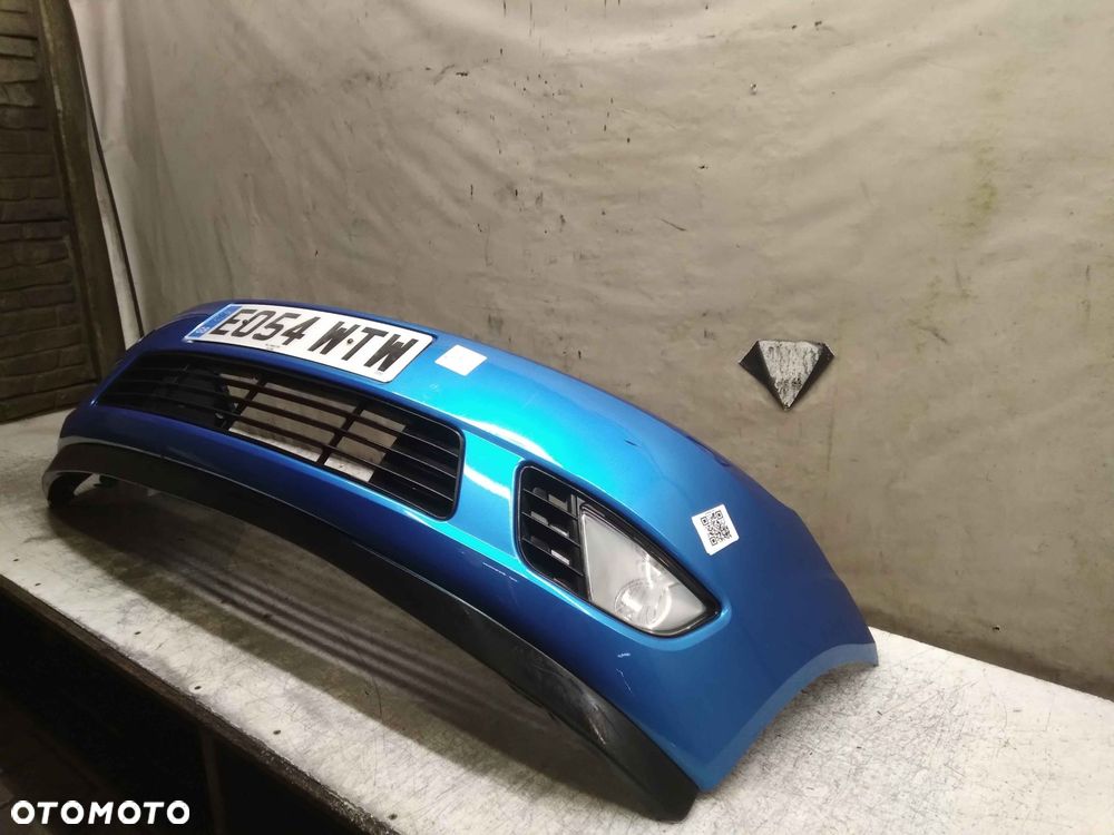 ^ ZDERZAK PRZÓD PRZEDNI FORD FIESTA MK.6 6 VI NIEBIESKI BŁĘKITNY HALOGENY - 4