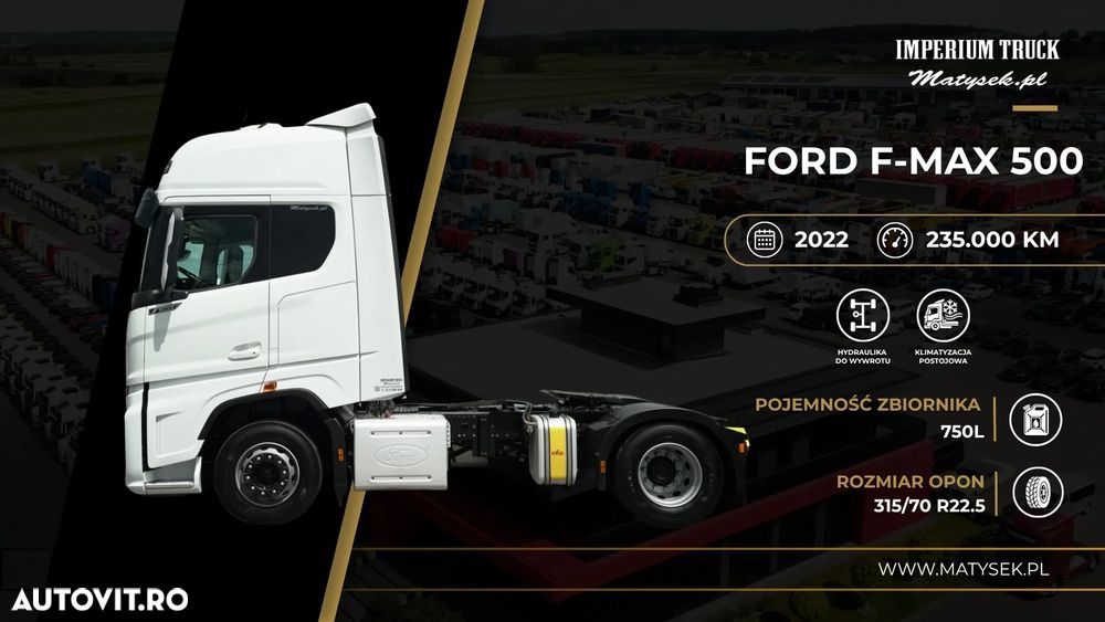 Ford F-MAX 500 / SISTEM HIDRAULIC / I-PARK COOL / - 3