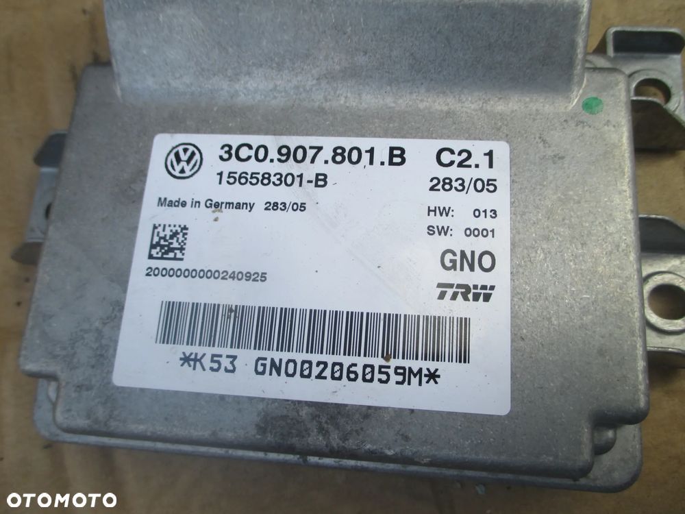 Sterownik moduł hamulca ręcznego Passat b6 3c0907801b 15658301-B - 2