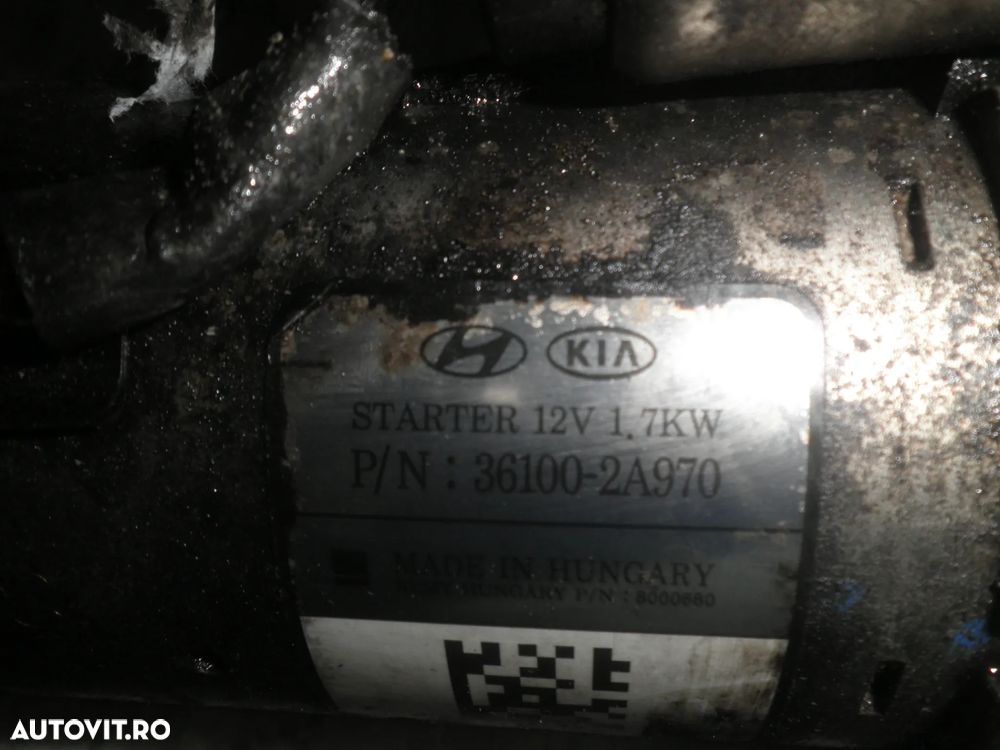 Electromotor Kia Sportage 4, Hyundai Tucson, 1.7 CRDI 2017 36100-2A970 361002A970 - 3