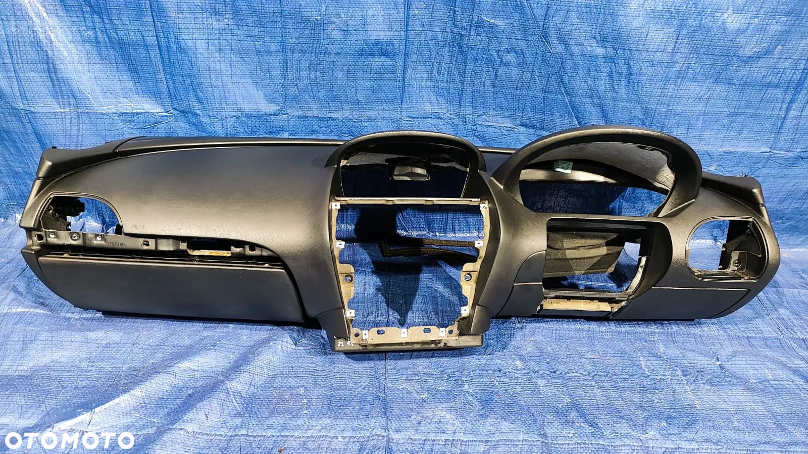 DESKA ROZDZIELCZA KONSOLA CZARNA SCHOWEK PASAŻERA ANGLIK UK BMW E63 E64 LCI LIFT - 1