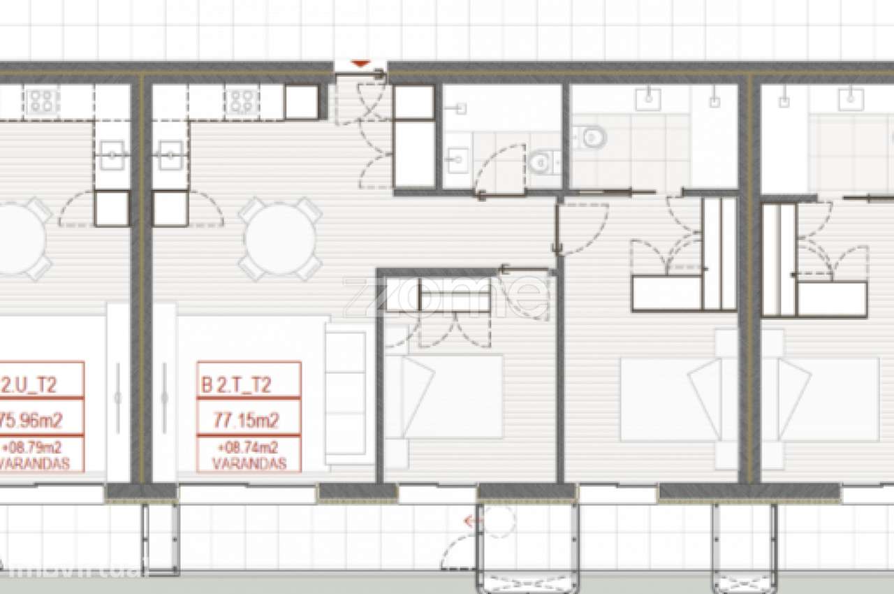 T2 Novo com Suite, Garagem e Varanda | Vizela - Grande imagem: 4/21