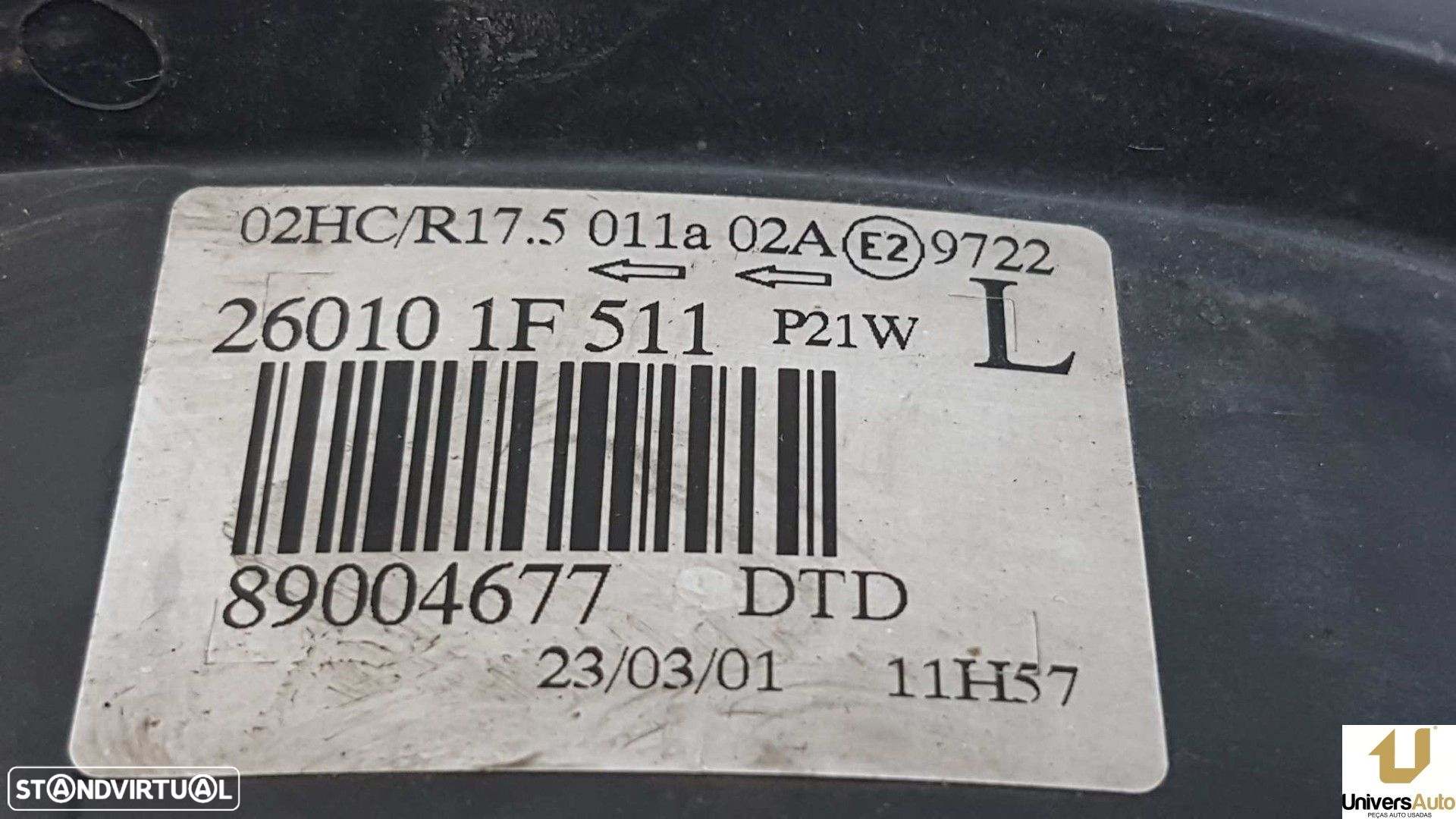 FAROL DIREITO NISSAN MICRA (K11) COMFORT - 2