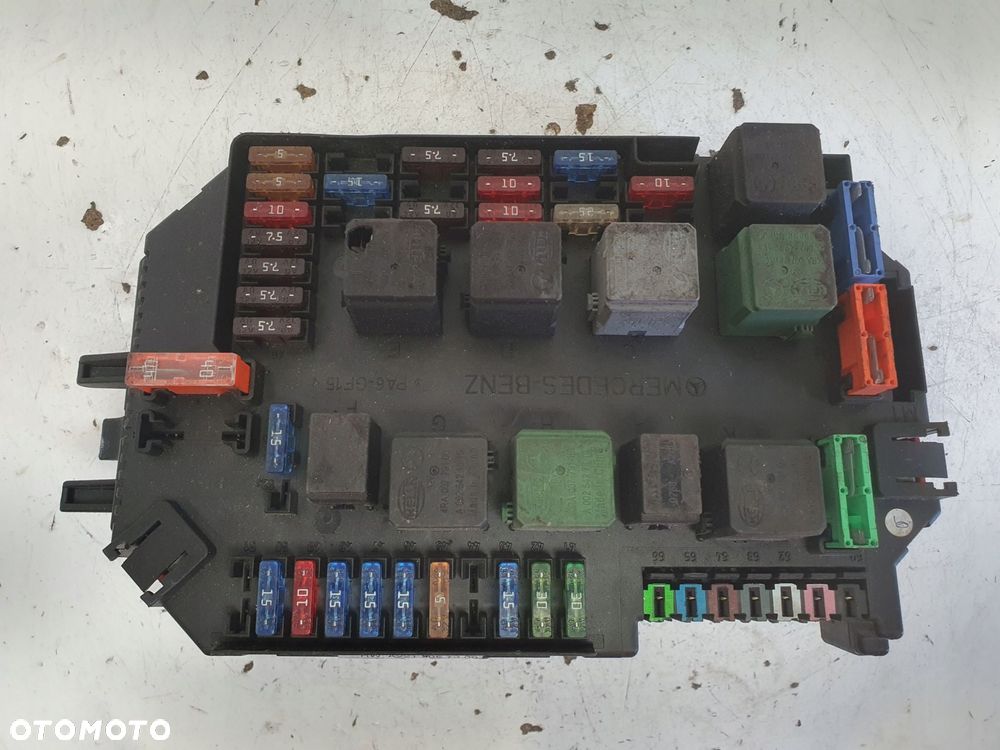 Mercedes C216 W216 CL63 SKRZYNKA BEZPIECZNIKÓW moduł SAM BSI A2219067300 - 1