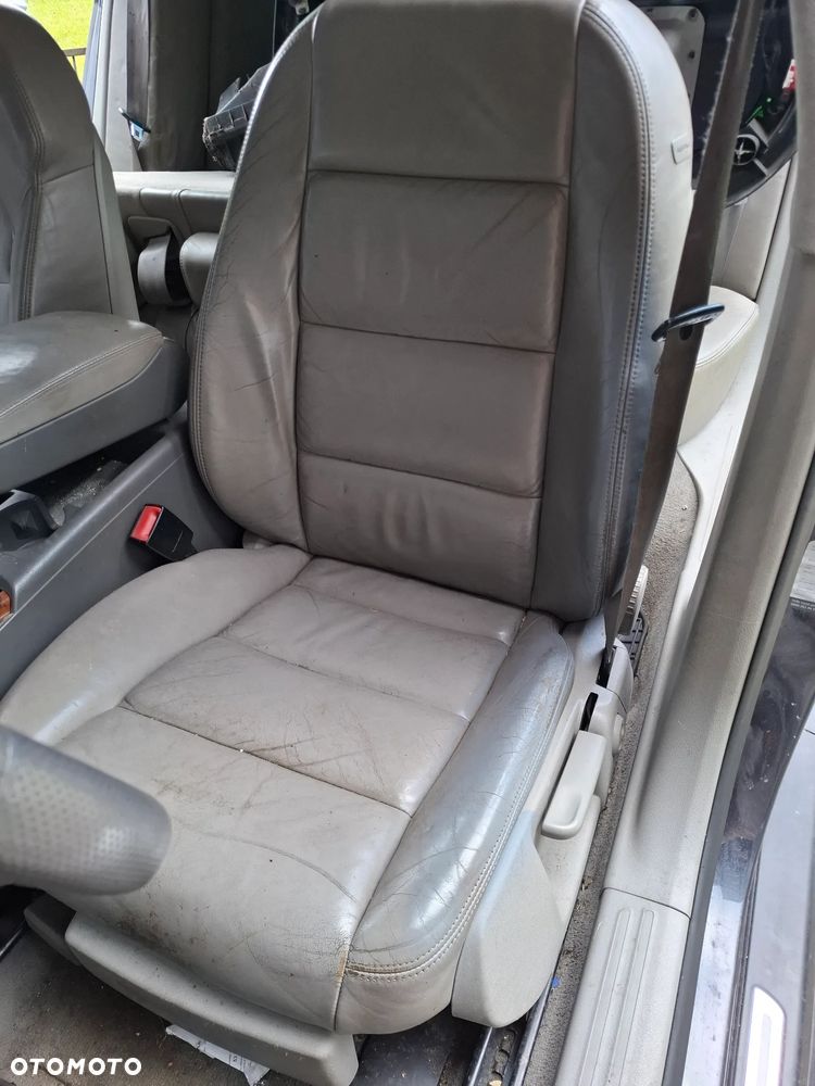 FOTEL LEWY SKORA AUDI A6 C6 SLASK WYSYLKA VAT - 1