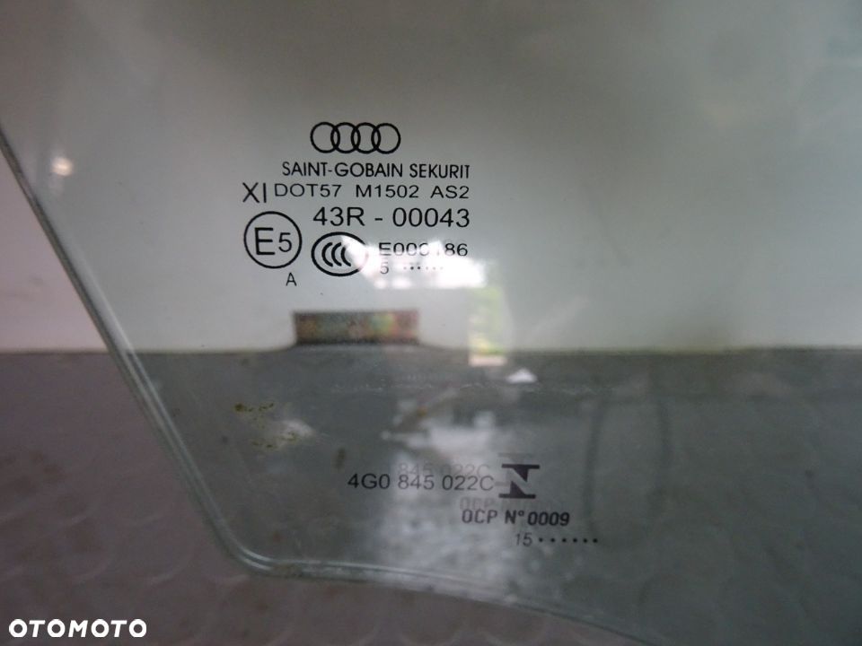 4G0845022C 4G0845021C AS2 szyba przod lewa prawa Audi A6 C7 LIFT czesci - 4