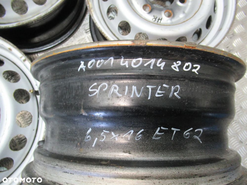 Felgi Mercedes Sprinter Vw Crafter 6,5Jx16 et62 6x130 - 5