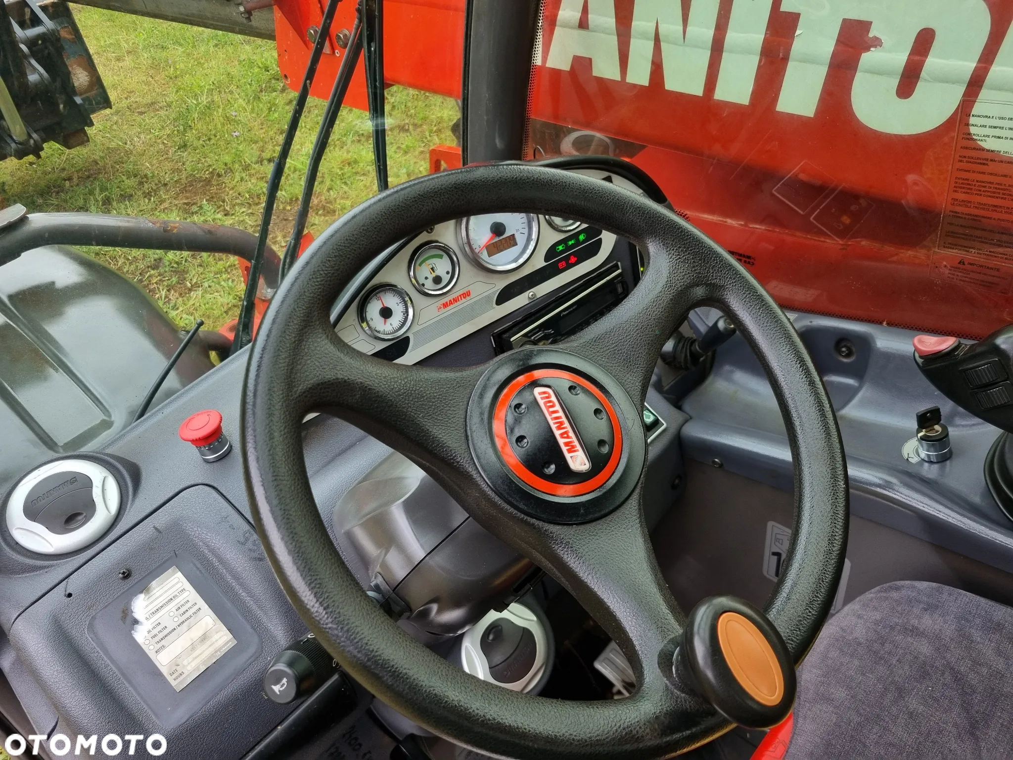 Manitou MVT 628 Ładowarka teleskopowa 6 metrów Udzwig 2,9tony idealny stan z Norwegii 2011r Niski przebieg Łyżka i widły - 29