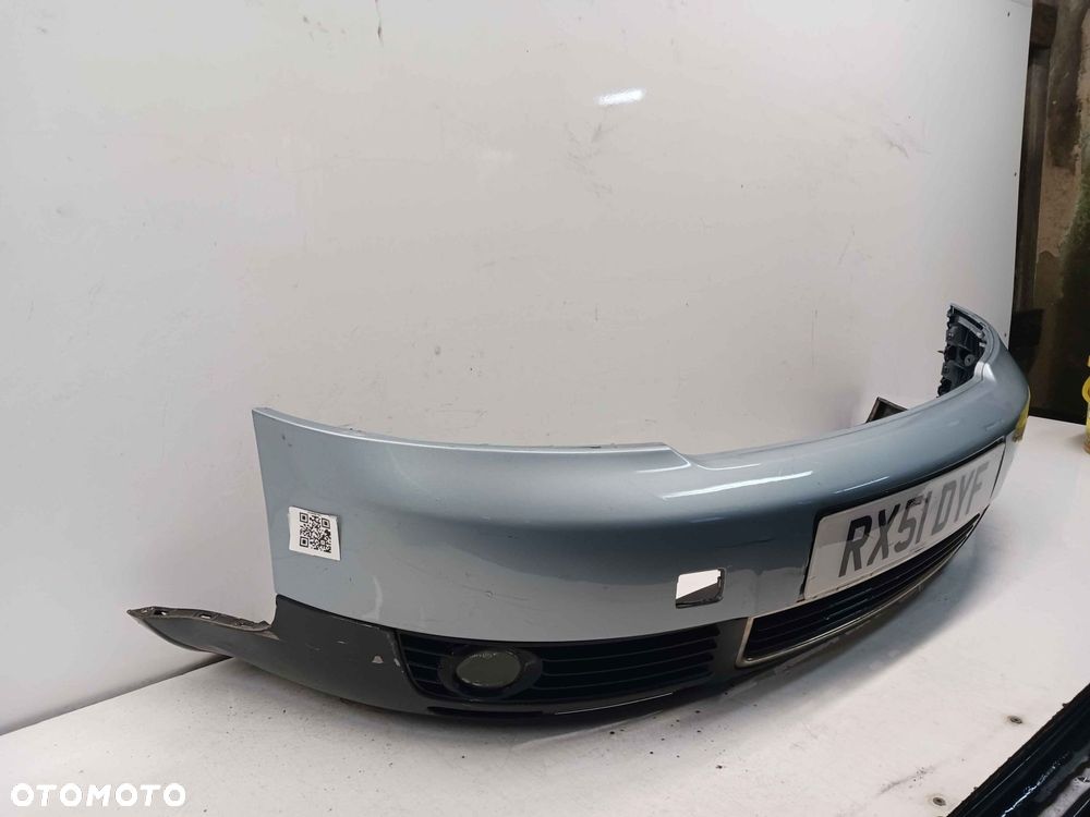 + ZDERZAK PRZÓD PRZEDNI AUDI A4 B6 LY7R BŁĘKITNY HALOGENY - 2