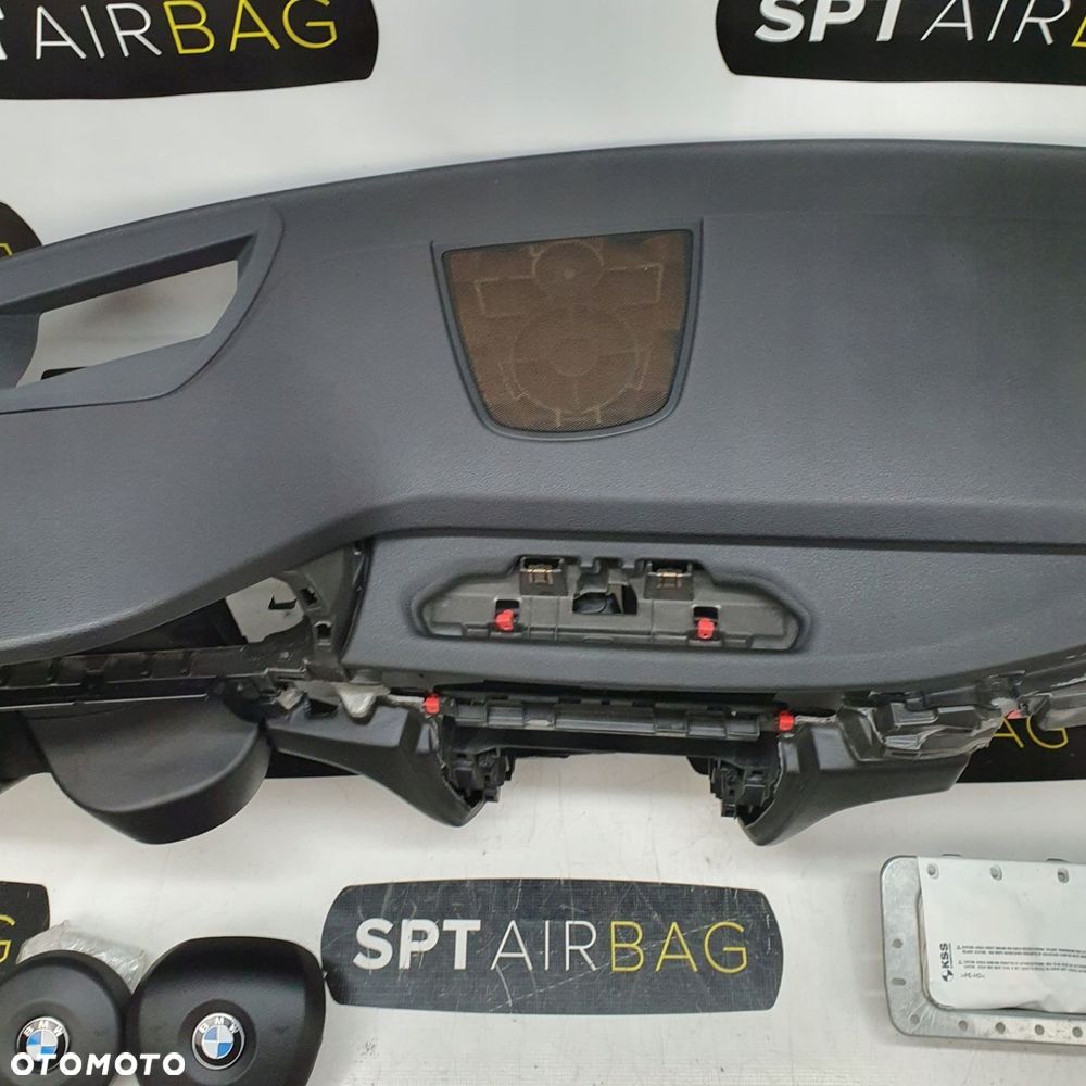 BMW X6 F16 DESKA ROZDZIELCZA KONSOLA KOKPIT PULPIT PODUSZKI AIRBAG AIR BAG PASY KIT SET - 3