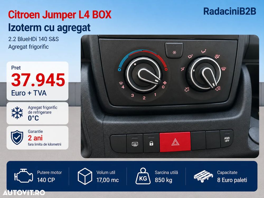 Citroën Jumper BOX Izoterm cu agregat inclus - 8