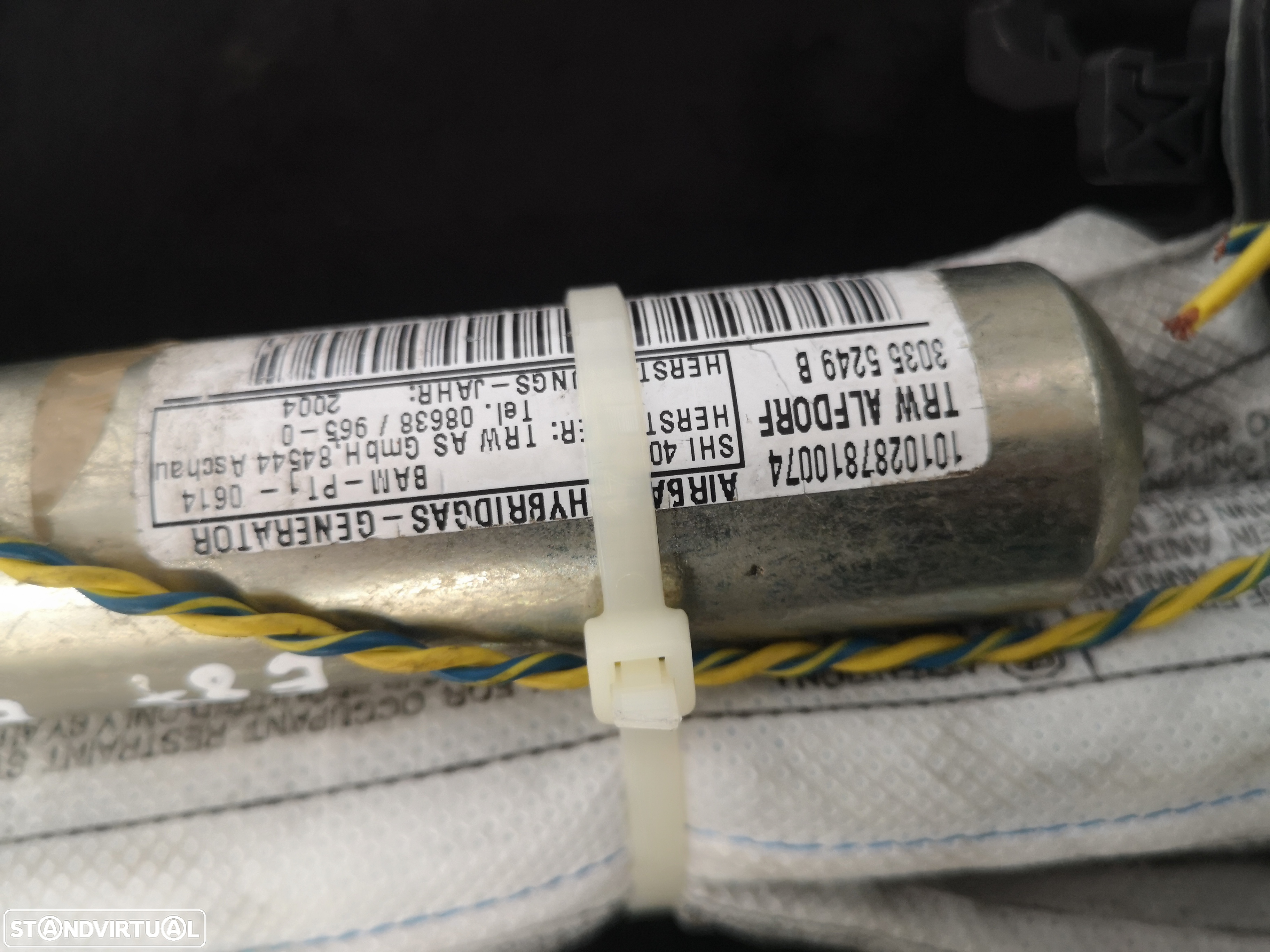 Airbag cortina originais esquerda  BMW1 e87 2004-2007 - 4