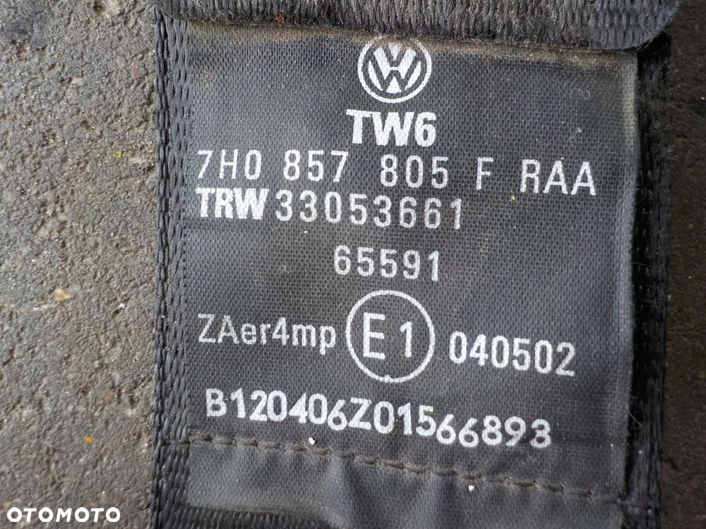 VW T5 PAS PASY PRZÓD Z NAPINACZEM LEWY - 4