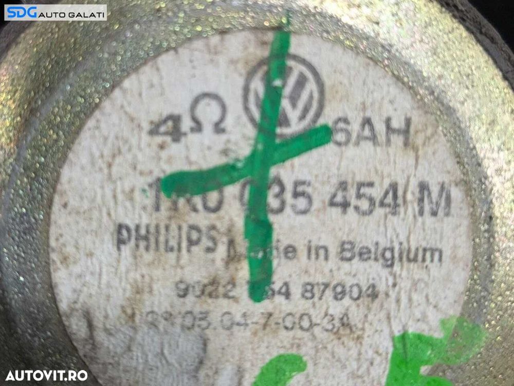 Boxa Difuzor Usa Portiera Spate Volkswagen Golf 5 2004 - 2008 Cod 1K0035454M [L8470] - 5