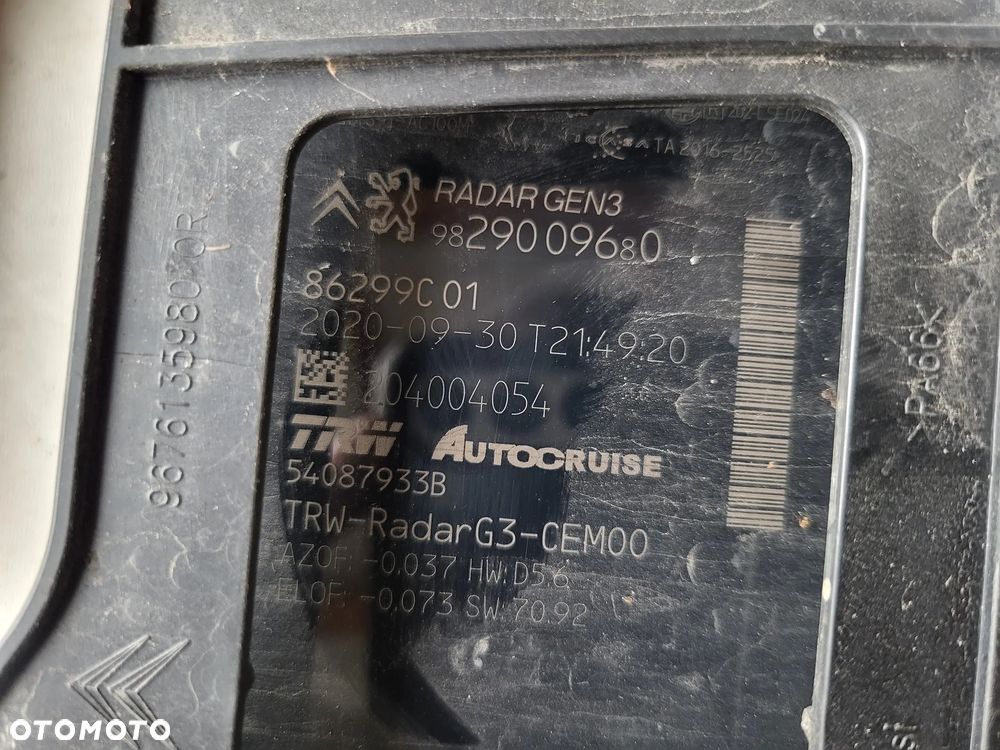 Moduł radar Distronic Peugeot 308 T9 - 3
