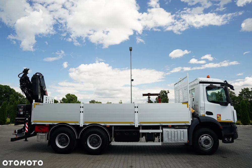 Mercedes-Benz AROCS 2640 / 6x4 / SKRZYNIOWY 6,5 M + HDS HIAB X- hiduo 158 DS- 4 / MAX 4 700 KG / STEROWANIE RADIOWE / ROTATOR / WIDŁY DO PALET / EURO 6 - 12