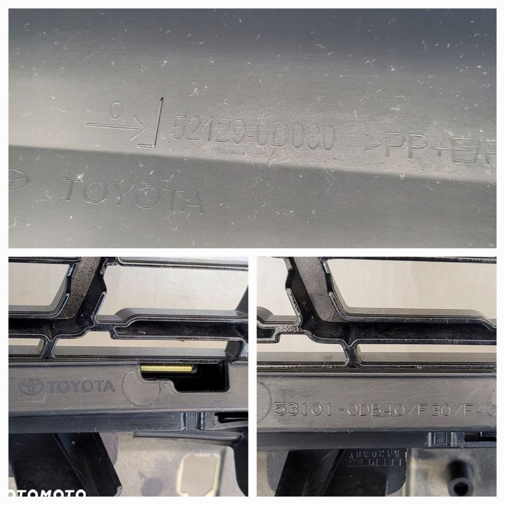 ZDERZAK GRILL PRZÓD PRZEDNI TOYOTA YARIS CROSS 2020- 52129-0D080 - 16