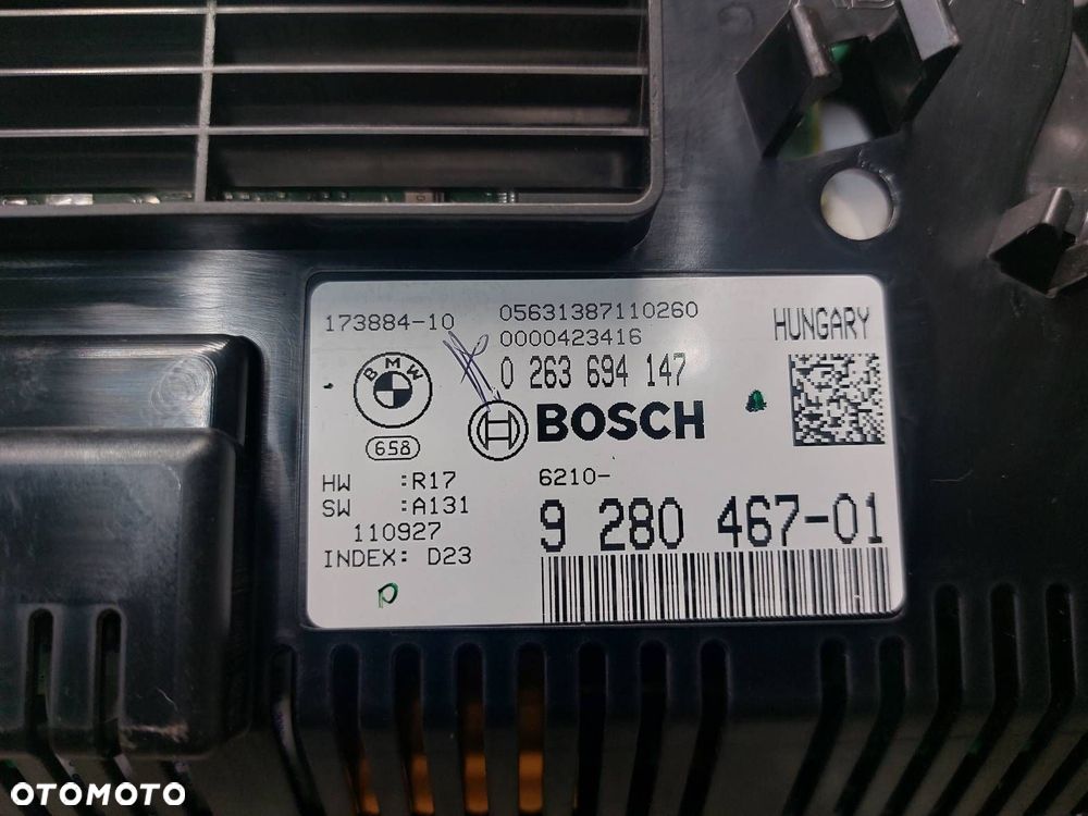 LICZNIK ZEGARY BMW F01 730D UK 9280467 - 5