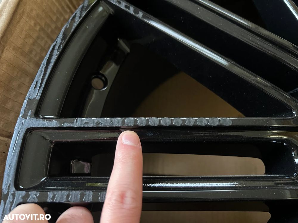 Jante Porsche 21 R21Panamera porsche cayenne jante porsche in doua latimi gloss black cu mici defecte - 4