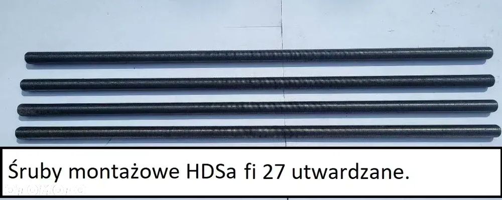 Szpilka śruba Atestowana HDS Palfinger Hiab Fassi do mocowania HDSa żurawia M 27x1,5x 1 m/L; 1000mm - 2