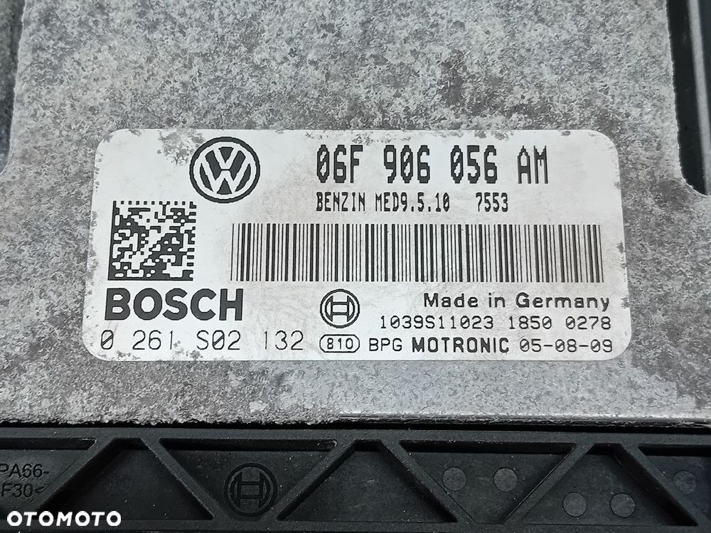 KOMPUTER, STEROWNIK VW PASSAT B6 06F906056AM 0261S012132  BOSCH - 2