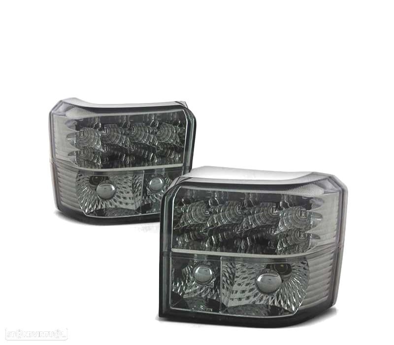 FAROLINS TRASEIROS LED PARA VOLKSWAGEN VW T4 90-03 SMOKED FUMADOS ESCURECIDOS - 2