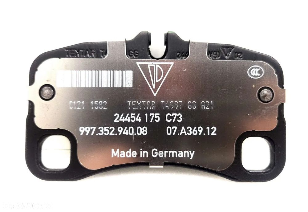Klocki hamulcowe PORSCHE 997 GT2, GT3, TURBO S 997352949 - 4