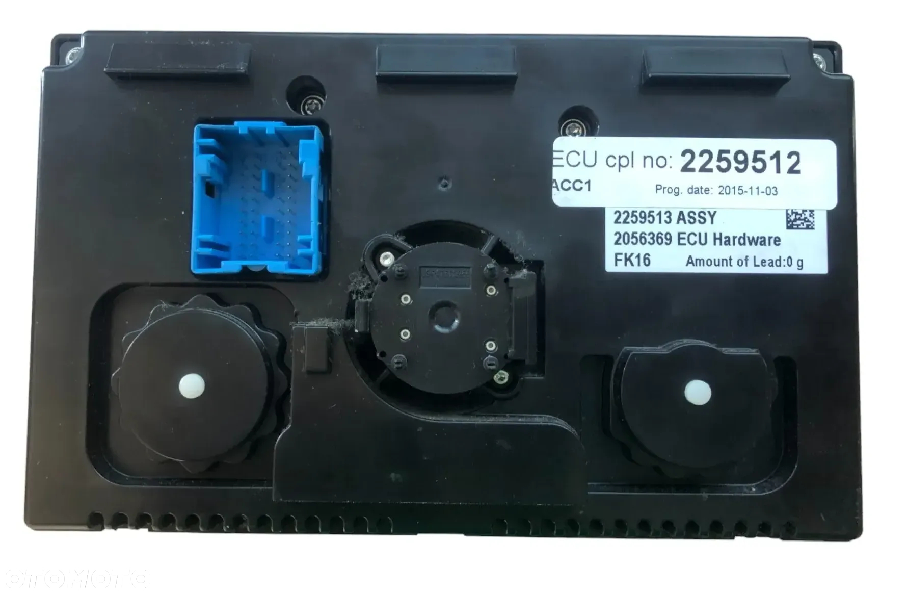 PANEL KLIMATYZACJI SCANIA STEROWANIE OGRZEWANIEM ECU 2259512 2259513 ASSY - 2
