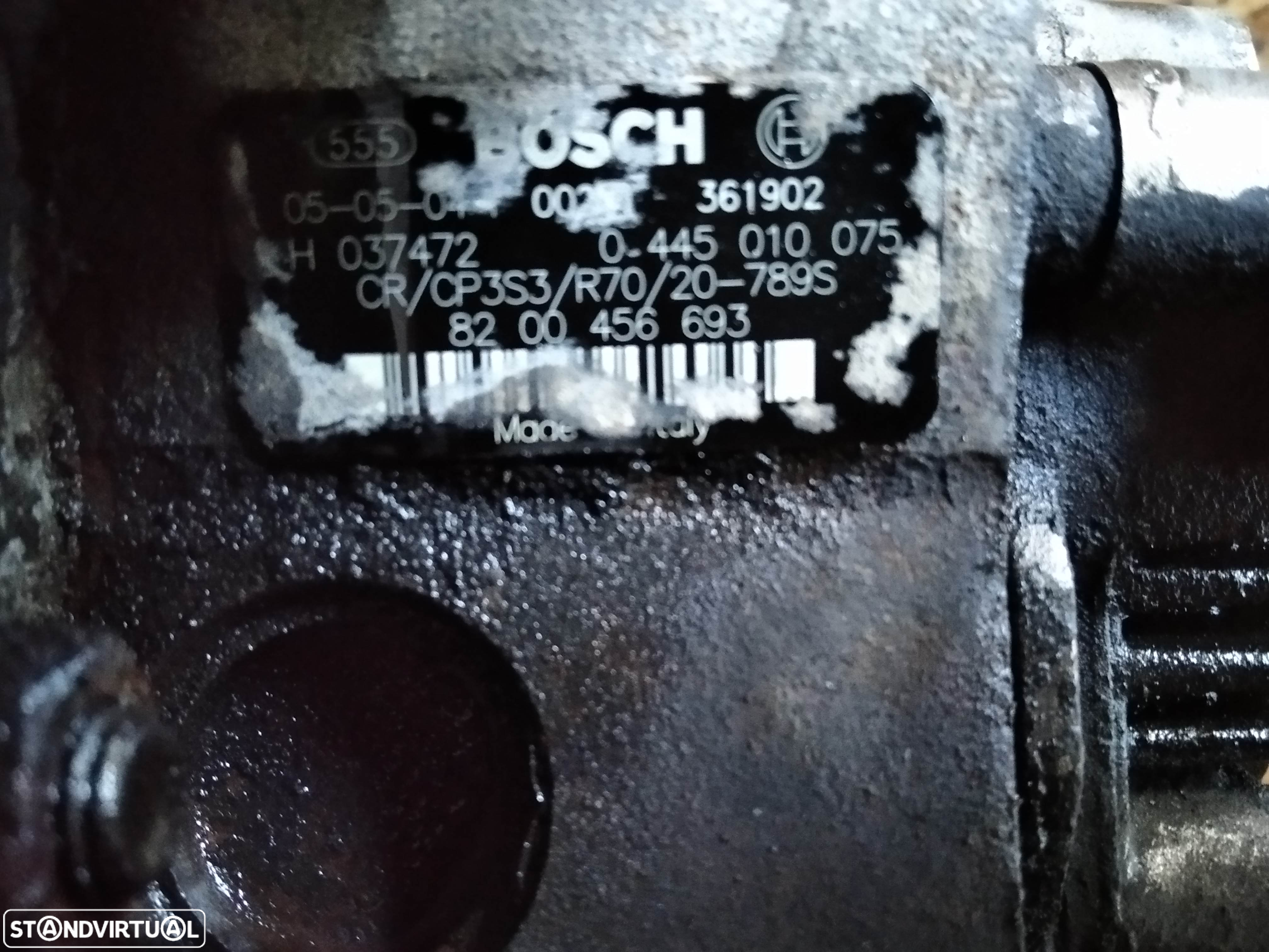 BOMBA DE ALTA PRESSÃO RENAULT LAGUNA TRAFIC 1.9DCI 0445010075 8200456693 8200108225 - 2