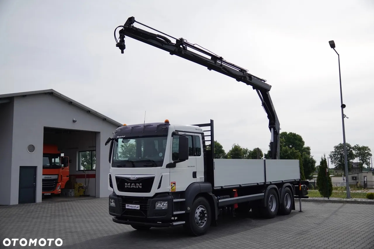 MAN TGS 26.320 / 6X4 / SKRZYNIOWY 6.5 M + HDS HIAB 188 BS-3 / MAX UDŹWIG: 4 900 KG / STEROWANIE RADIOWE / ROTATOR / EURO 6 - 3