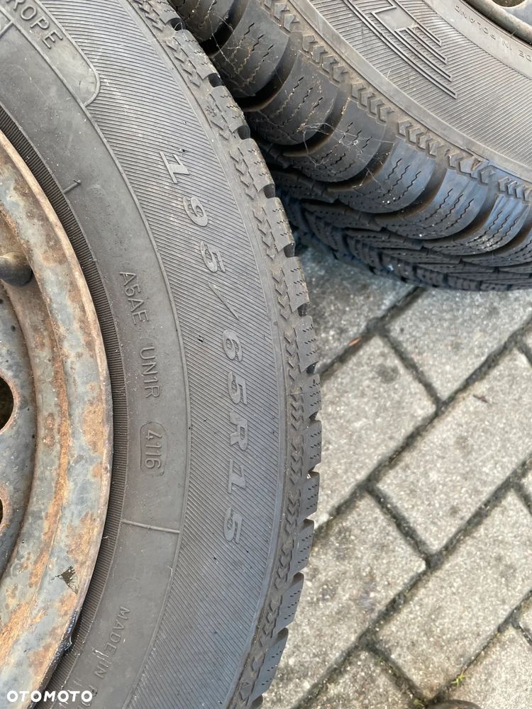 Opel Astra H Vectra C Zafira B koła opony zimowe felgi 195/65/15 Dębica  5x110 - 4